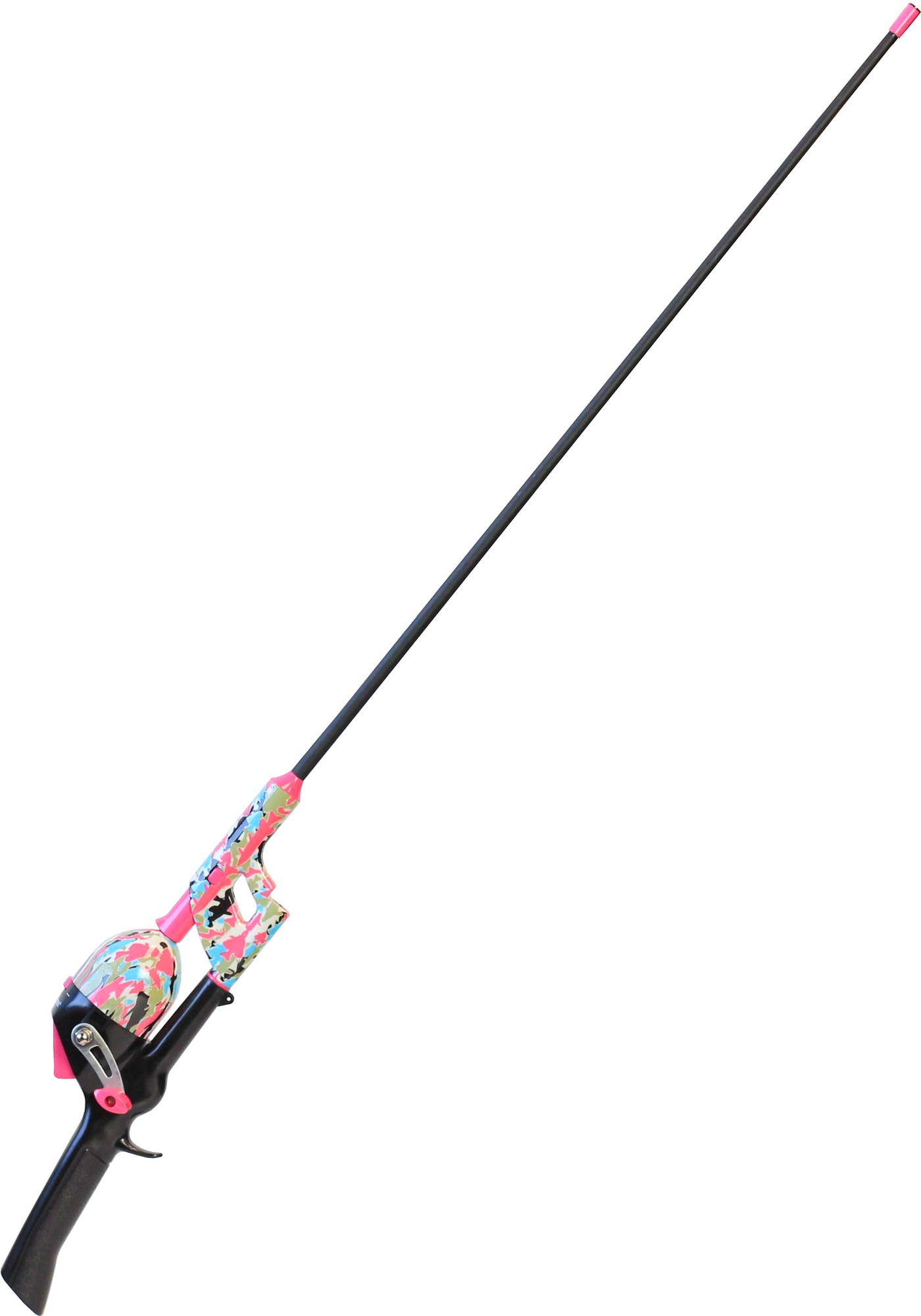 Kid Casters KCGSNTWB34 Pink Camo No Tangle fishing combo with bobber