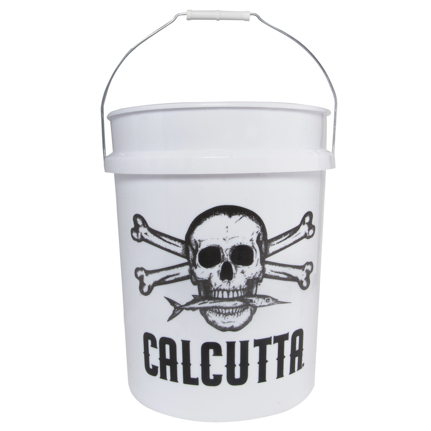 Calcutta CB-W 5 Gallon Bucket White with logo