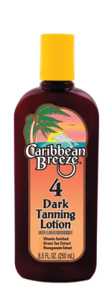 Caribbean Breeze 20028 Dark Tanning Lotion SPF 4 - 8oz