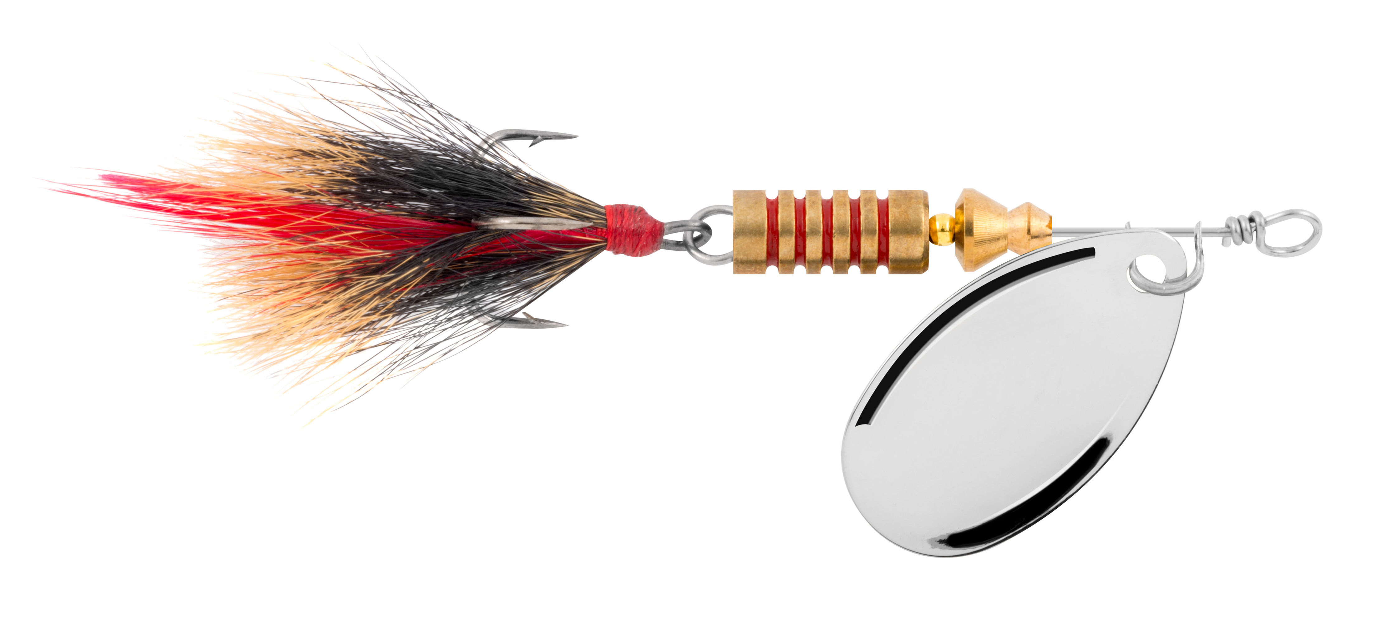 South Bend SB-BA16-SD Bad Axe Spinner 1/6 oz Silv/Dressed#2