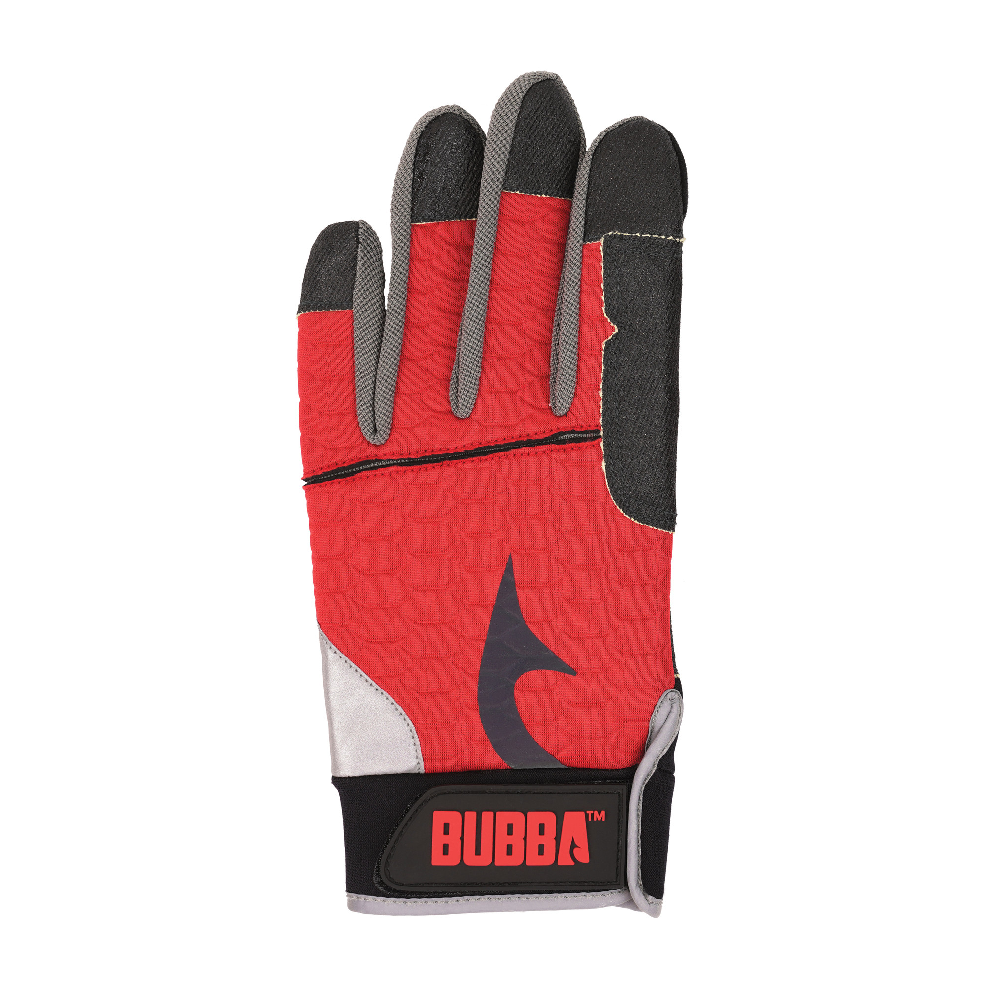 BUBBA BLADE FILLET GLOVES LARGE W/RED NON SLIP GRIP