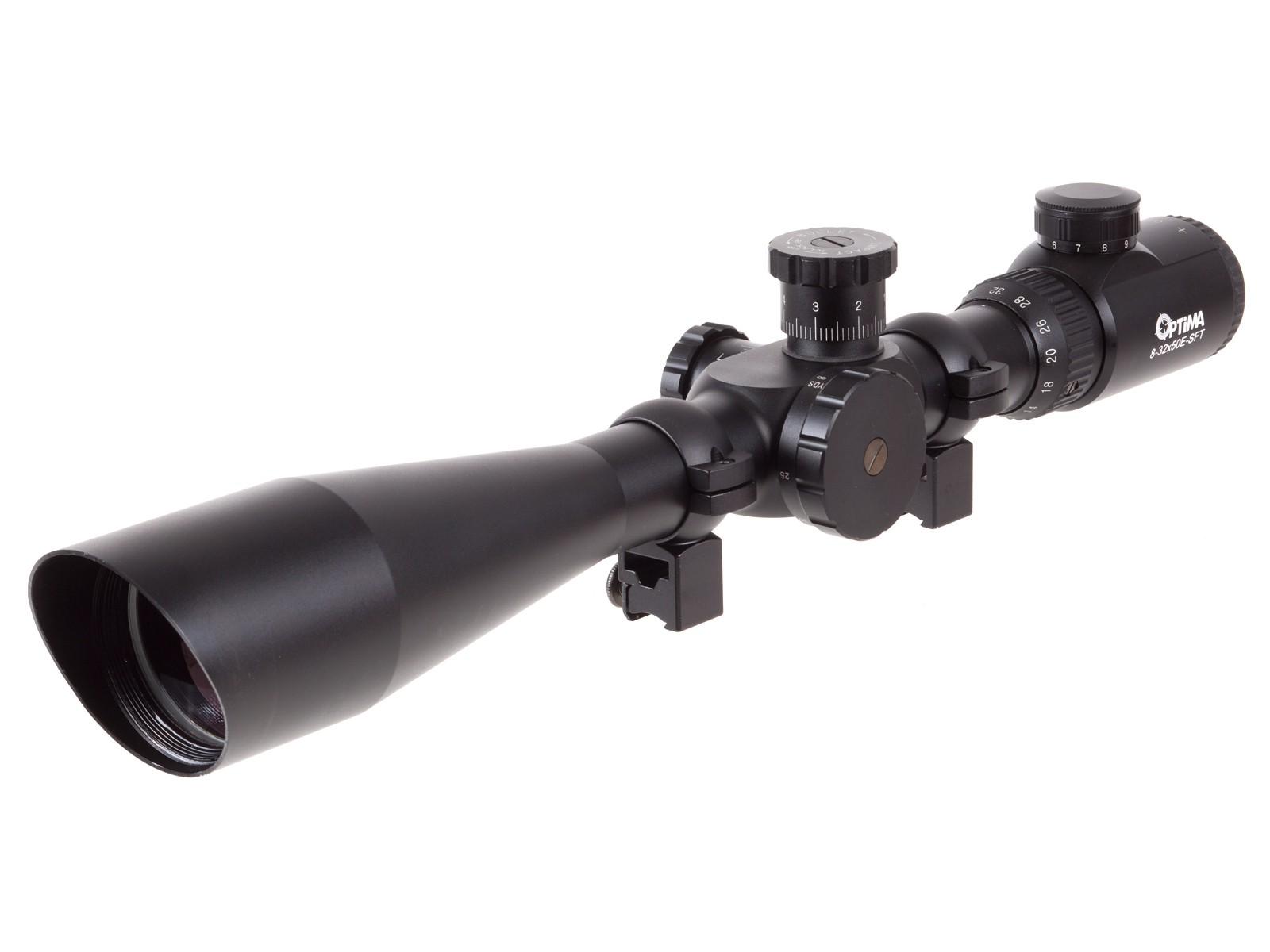 Hatsan Optima Air Rifle Scope - 8-32x50E-SFT 30mm Illum Mill-Dot ...