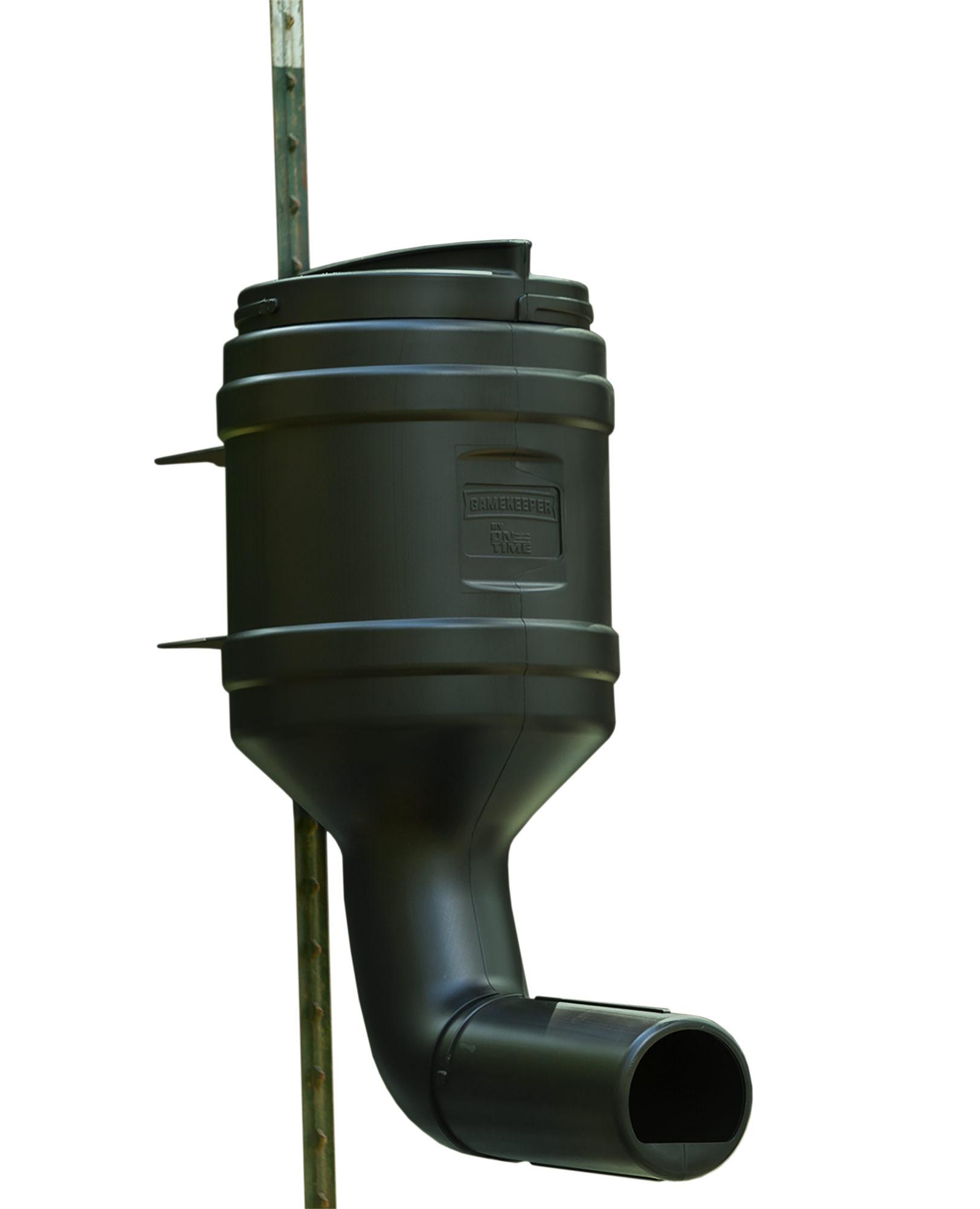 On Time Wildlife Mossy Oak Gamekeeper 80 lb T-Post Gravity Feeder