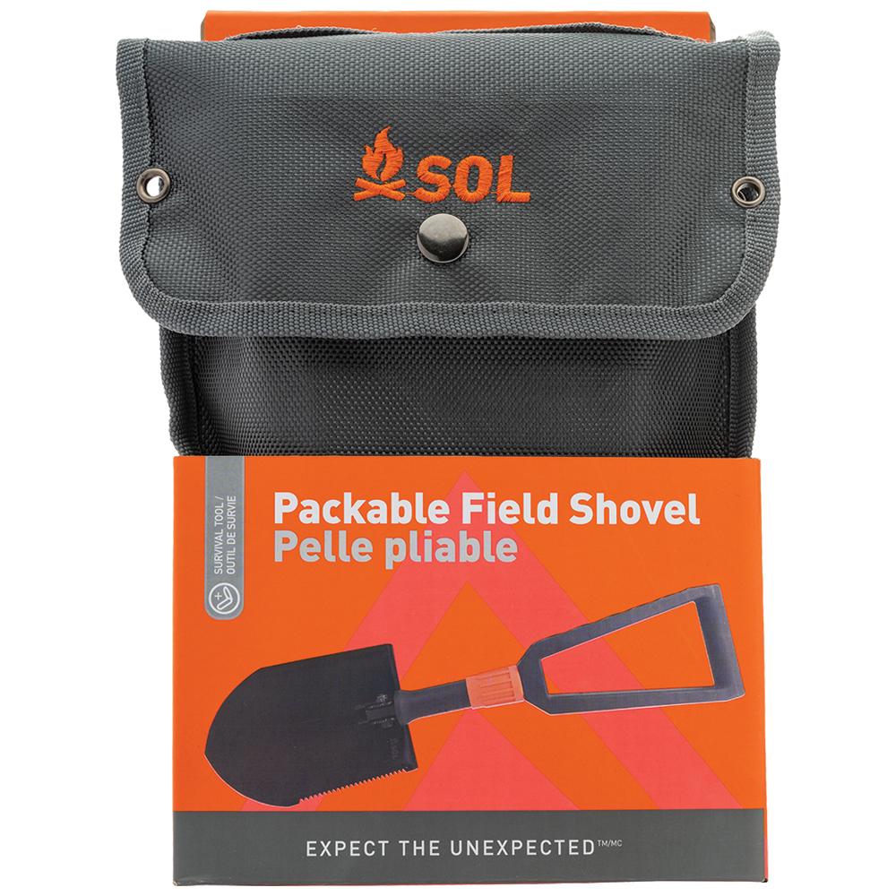 ARB SOL PACKABLE FIELD SHOVEL W/SAW AND PICK FEATURES 2LB