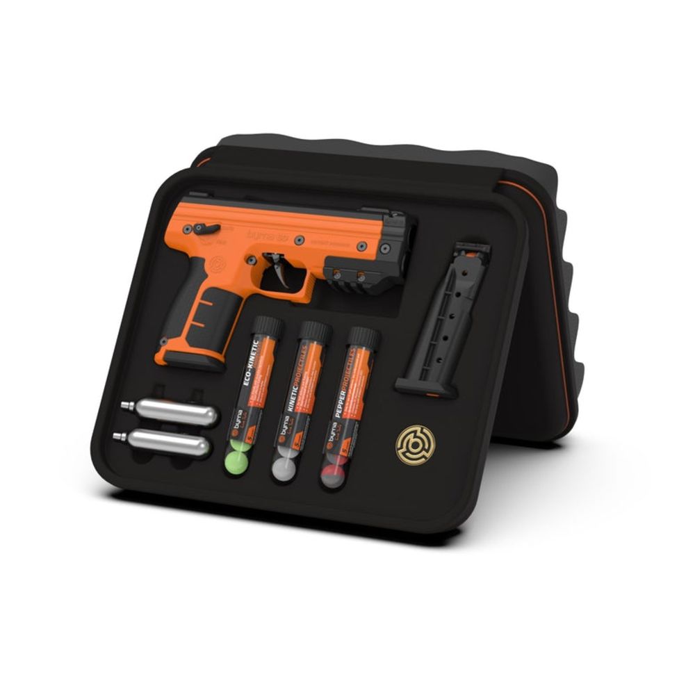 BYRNA SD XL PEPPER KIT ORANGE 2/2 MAGS & PROJECTILES