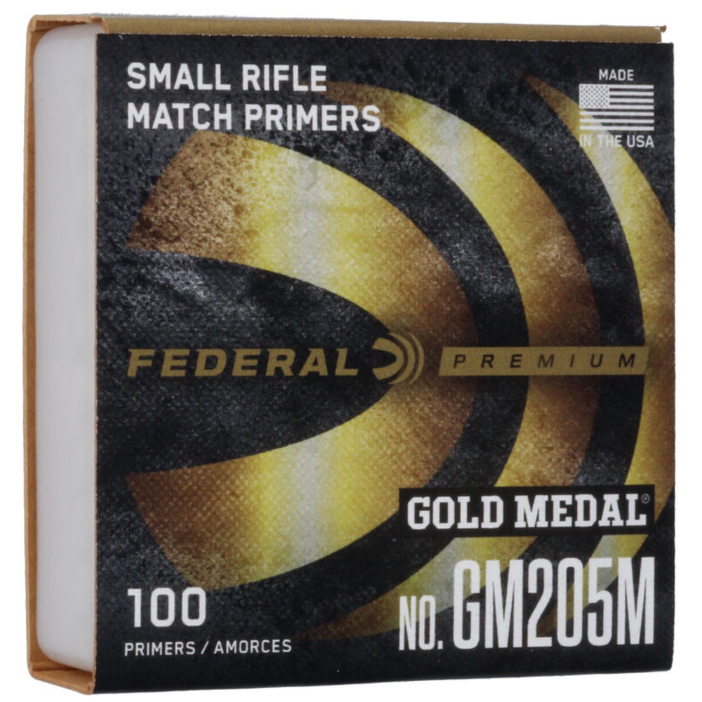 Federal GM205M Gold Medal Small Rifle Primer 100Ct Match