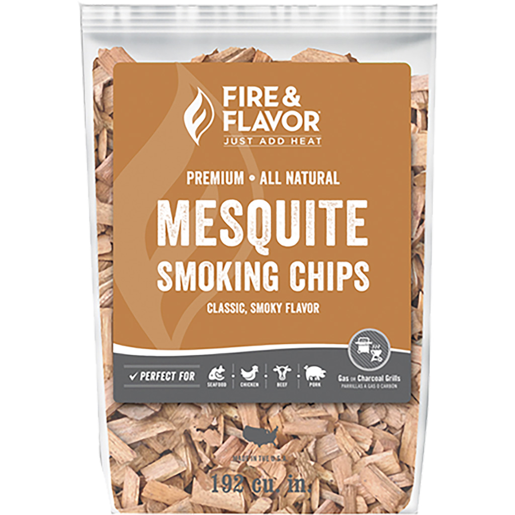 Fire and Flavor Wood Chips  <br>  Mesquite 2 lbs.
