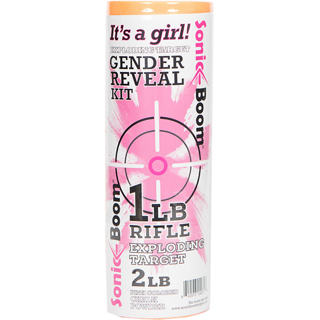 Sonic Boom SBTGRGIRL Exploding Rifle Target - Gender Reveal Kit -