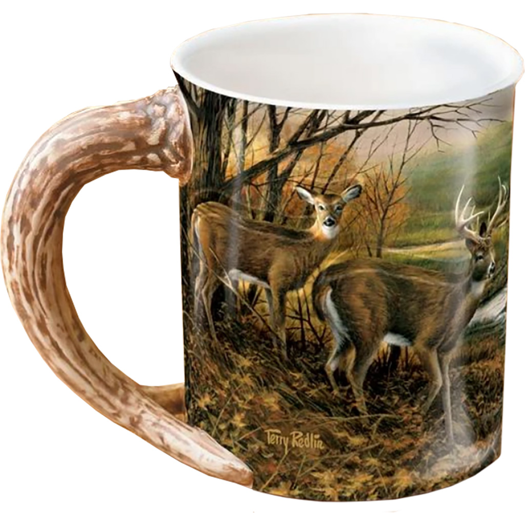 Wild Wings Sculpted Mug  <br>  Indian Summer Whitetail Deer