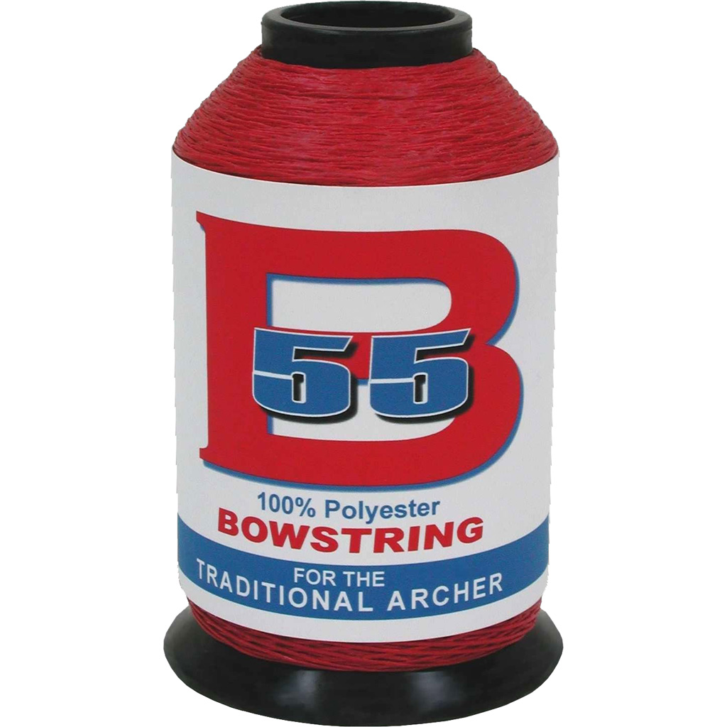 BCY B55 Bowstring Material  <br>  Red 1/4 lb.