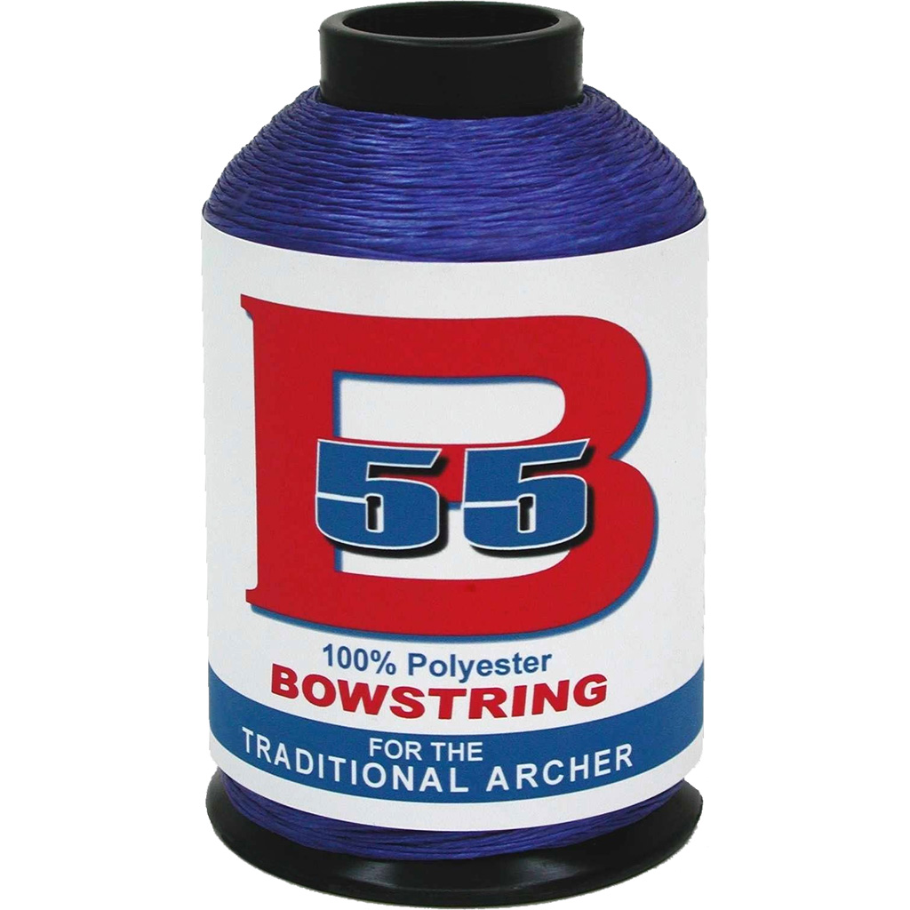 BCY B55 Bowstring Material  <br>  Royal Blue 1/4 lb.