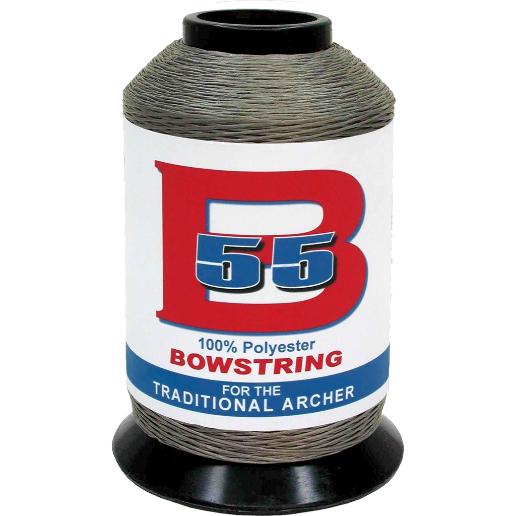 BCY B55 Bowstring Material  <br>  Silver 1/4 lb.