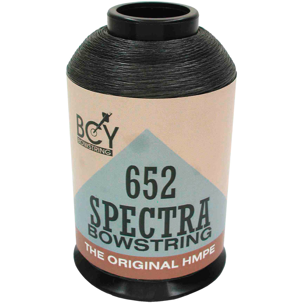 BCY 652 Spectra Bowstring Material  <br>  Black 1/4 lb.