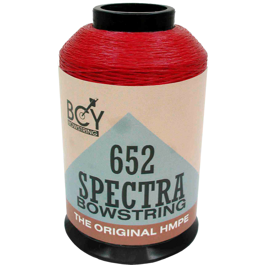 BCY 652 Spectra Bowstring Material  <br>  Red 1/4 lb.