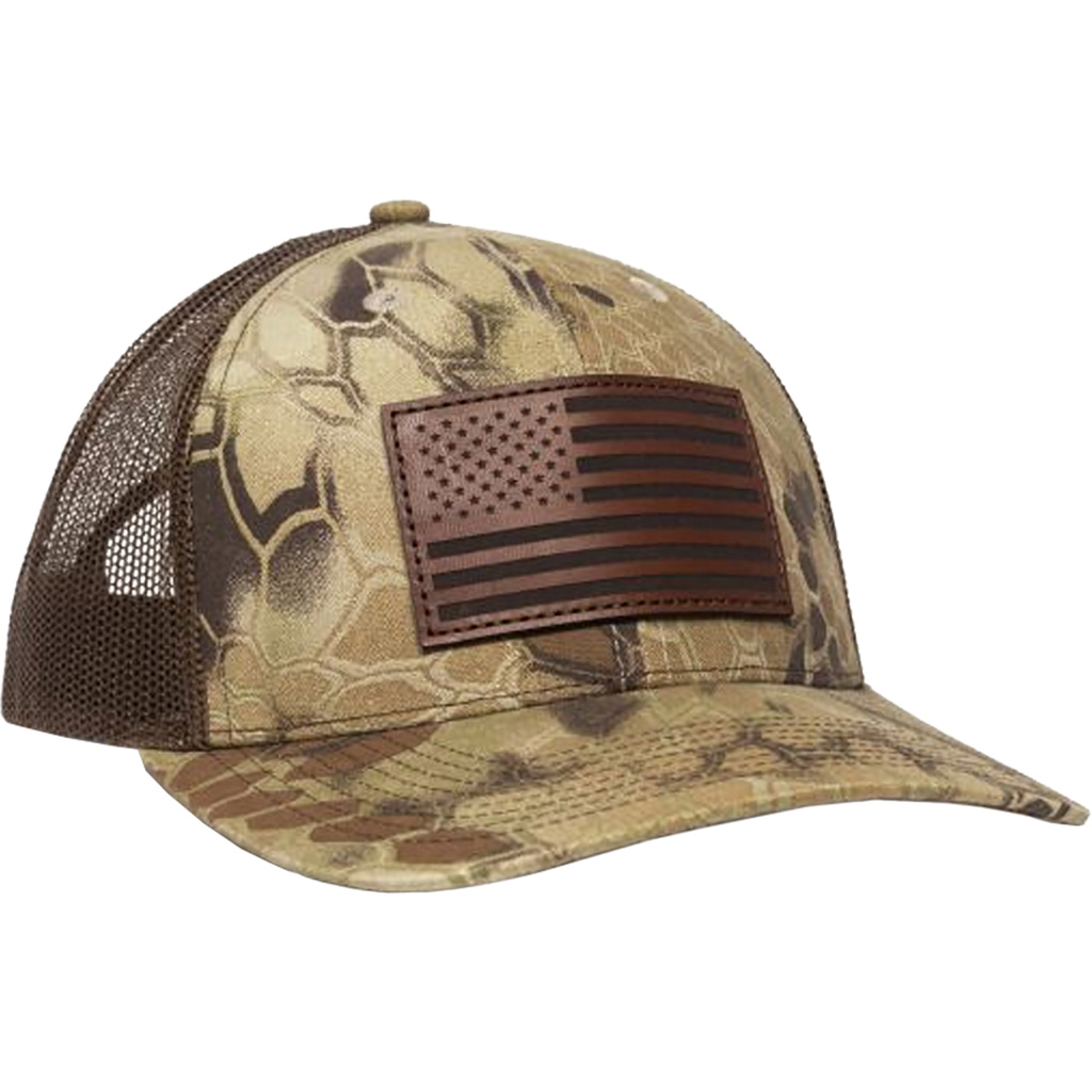 Outdoor Cap American Flag Camo Cap