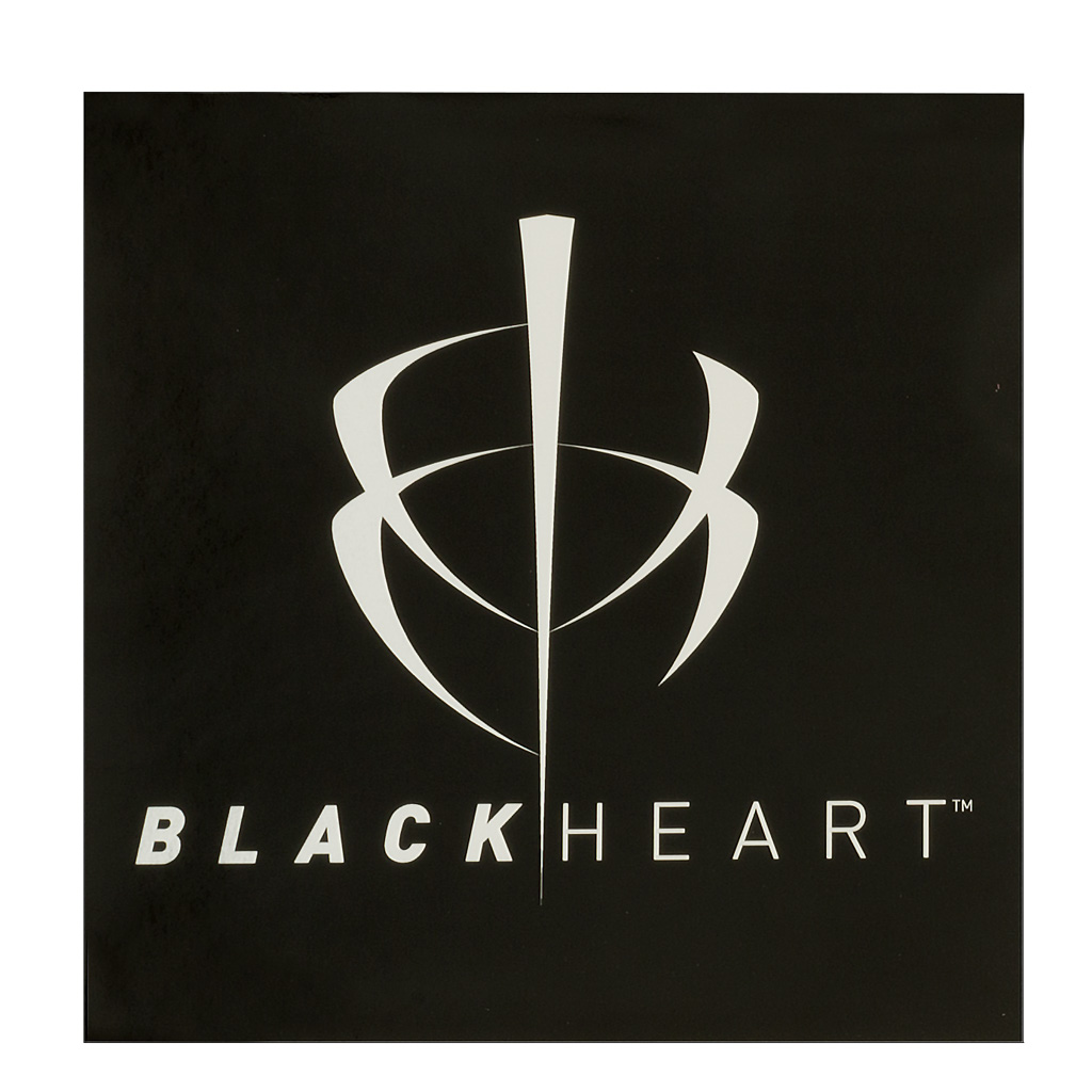 BlackHeart Decal  <br>  5x5 in.