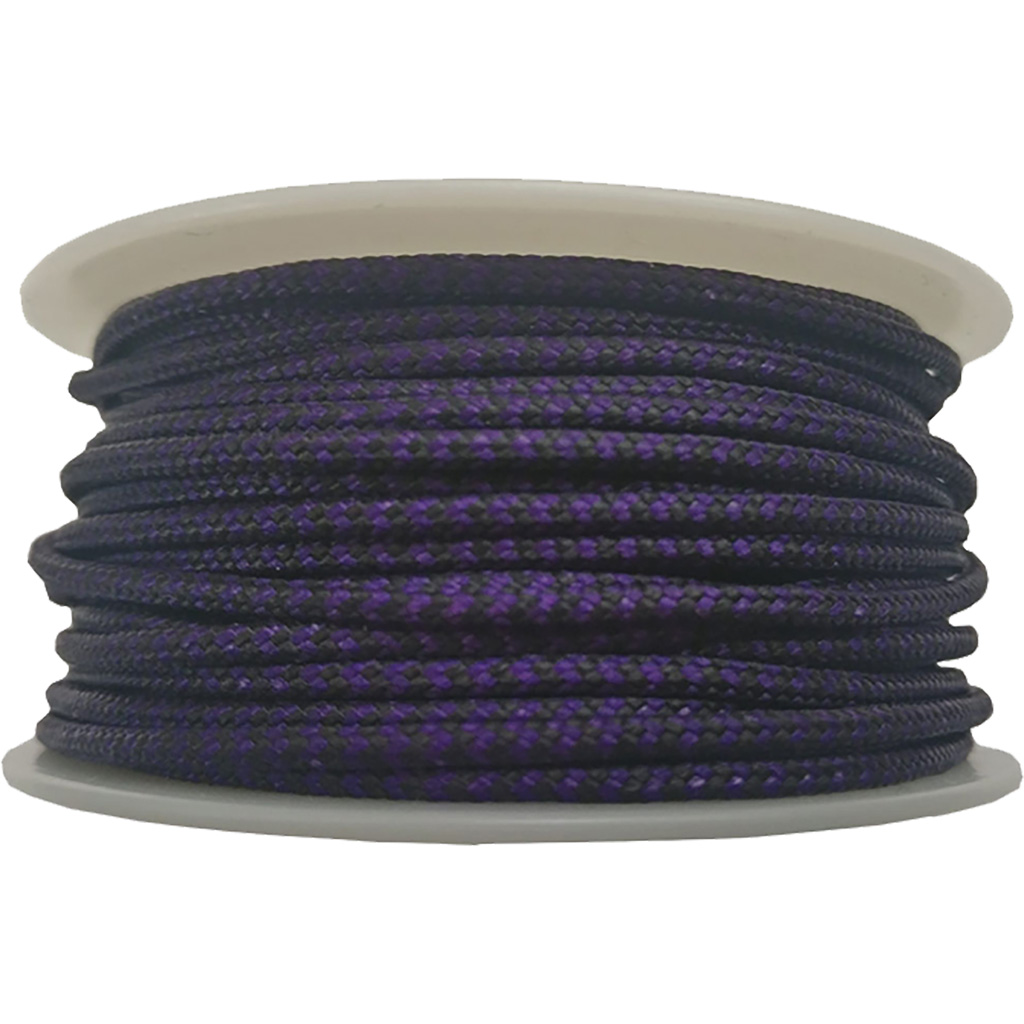 BCY 24 D-Loop Material  <br>  Purple/Black 1m