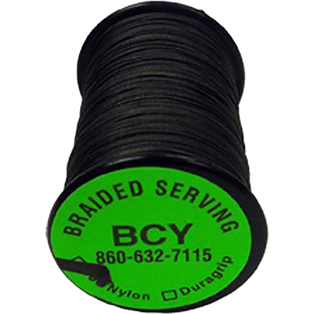 BCY 350 Nylon Braided Serving  <br>  Black .015 125 yds.