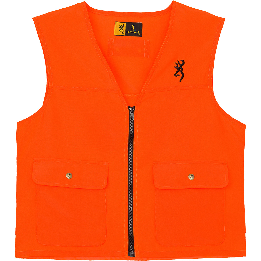 Browning Safety Vest  <br>  Blaze Orange Small