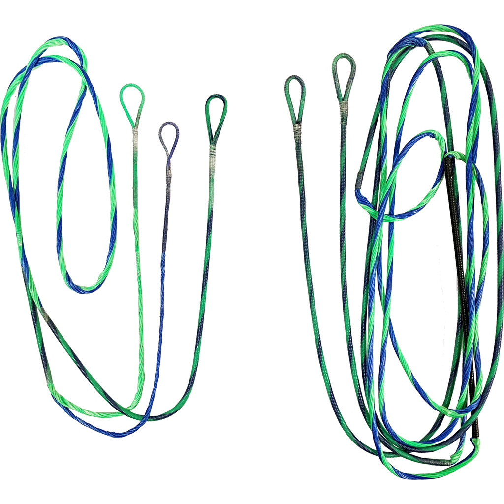 FirstString Genesis String and Cable Set  <br>  Flo Green/ Blue