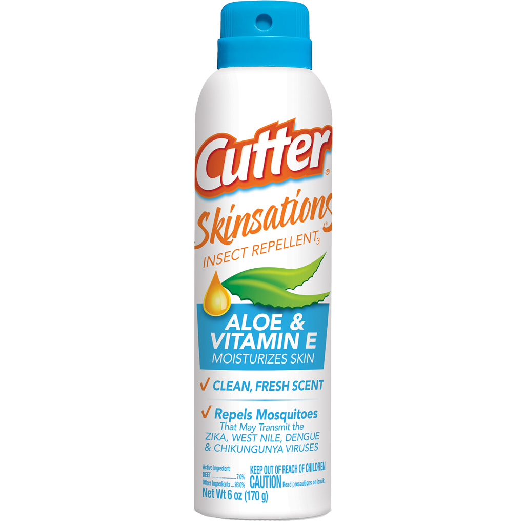 Cutter Skinsations Insect Repellent  <br>  7% DEET 6 oz.