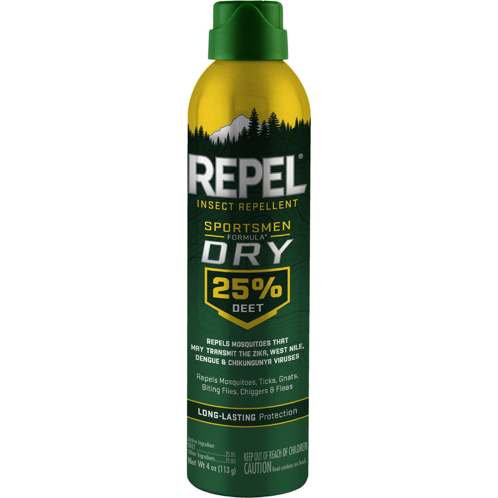 Repel Insect Repellent Sportsmen Dry Formula  <br>  25% DEET 4 oz.