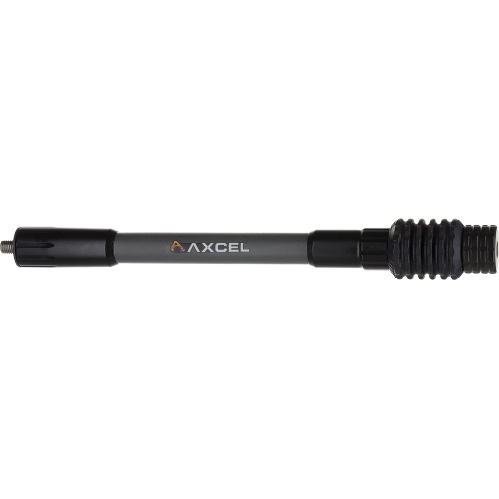 Axcel CarboFlax Hunting Stabilizer  <br>  Gray/ Black 10 in.