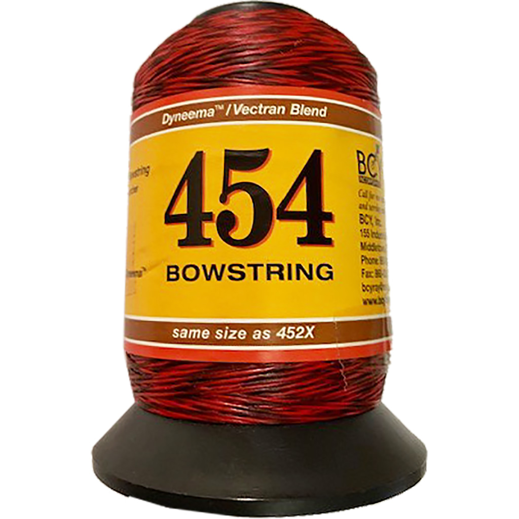 BCY 454 Bowstring Material  <br>  Red/Black 1/8 lb.