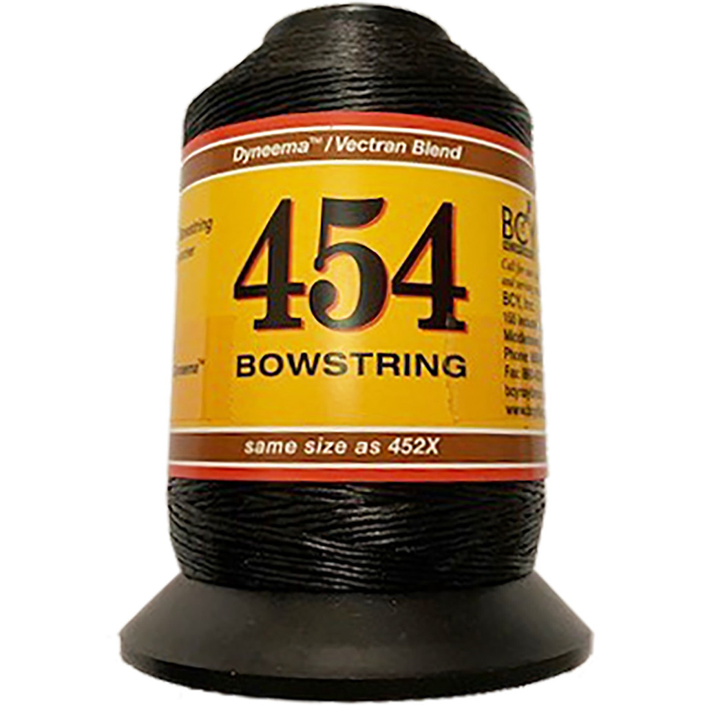 BCY 454 Bowstring Material  <br>  Black 1/4 lb.