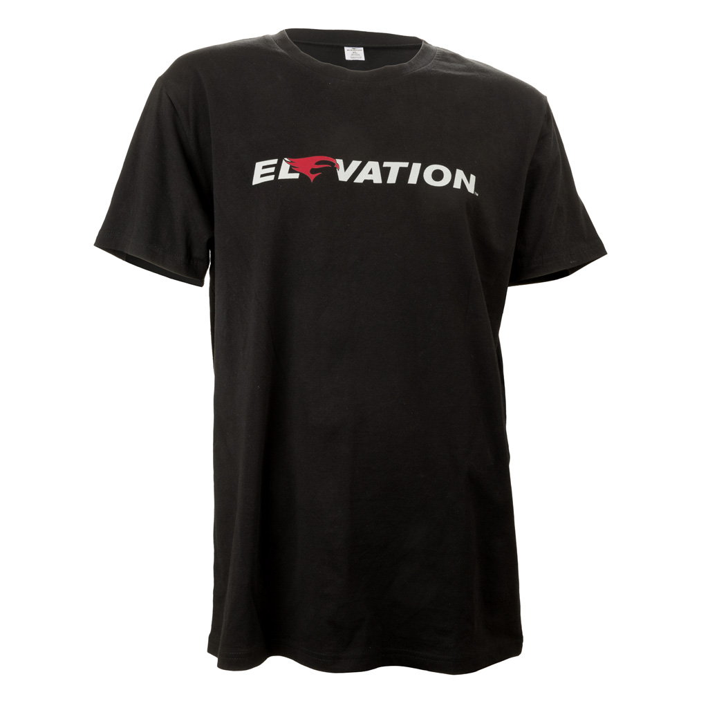 Elevation Logo T-Shirt  <br>  Black Large