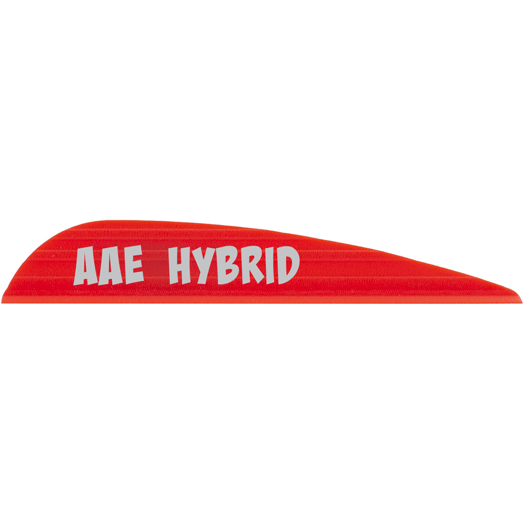 AAE Hybrid 23 Vanes  <br>  Red 2.3 in. 100 pk.