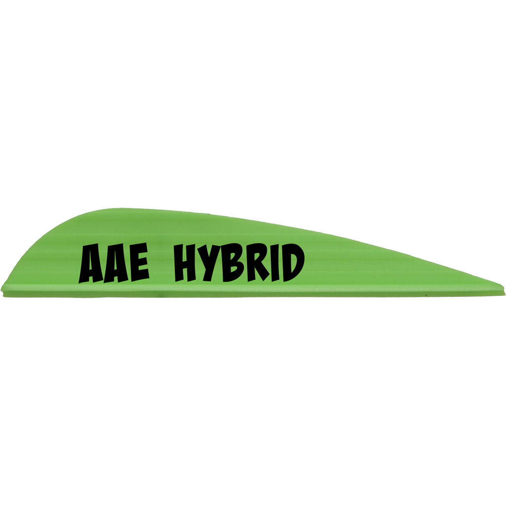 AAE Hybrid 26 Vanes  <br>  Bright Green 2.7 in. 100 pk.