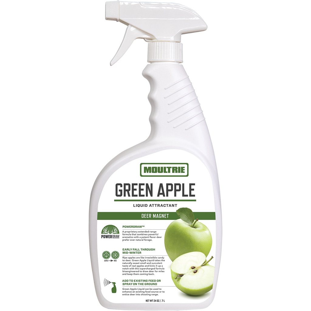 Moultrie Deer Magnet Spray Attractant  <br>  Green Apple 24 oz.