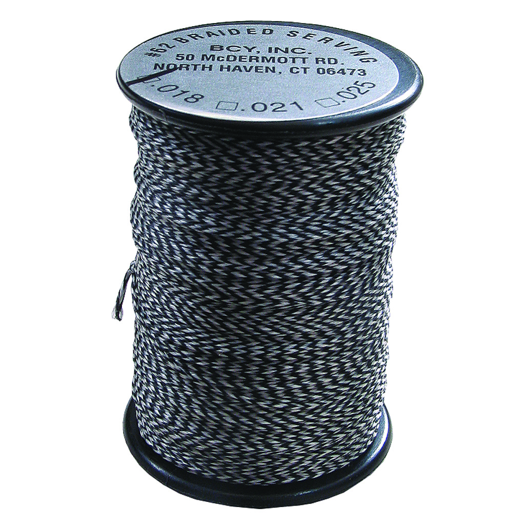 BCY Polygrip Center Serving  <br>  Grey .025 60 yds.