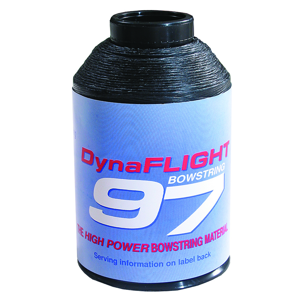 BCY DynaFlight 97 Bowstring Material  <br>  Black 1/4 lb.