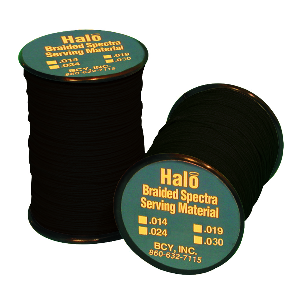 BCY Halo Serving  <br>  Black .014 120 yds.