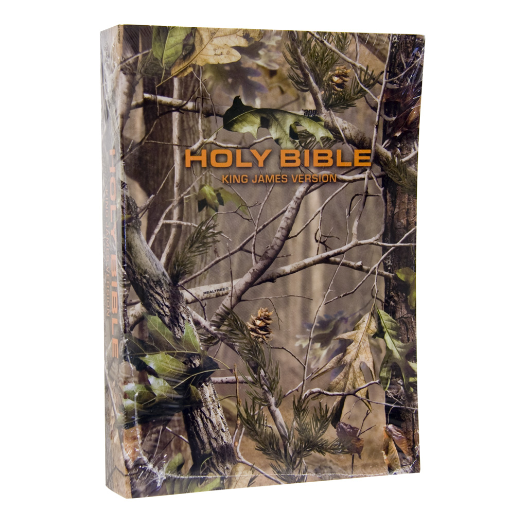 OSD Realtree Pocket Bible  <br>  King James Realtree AP Green