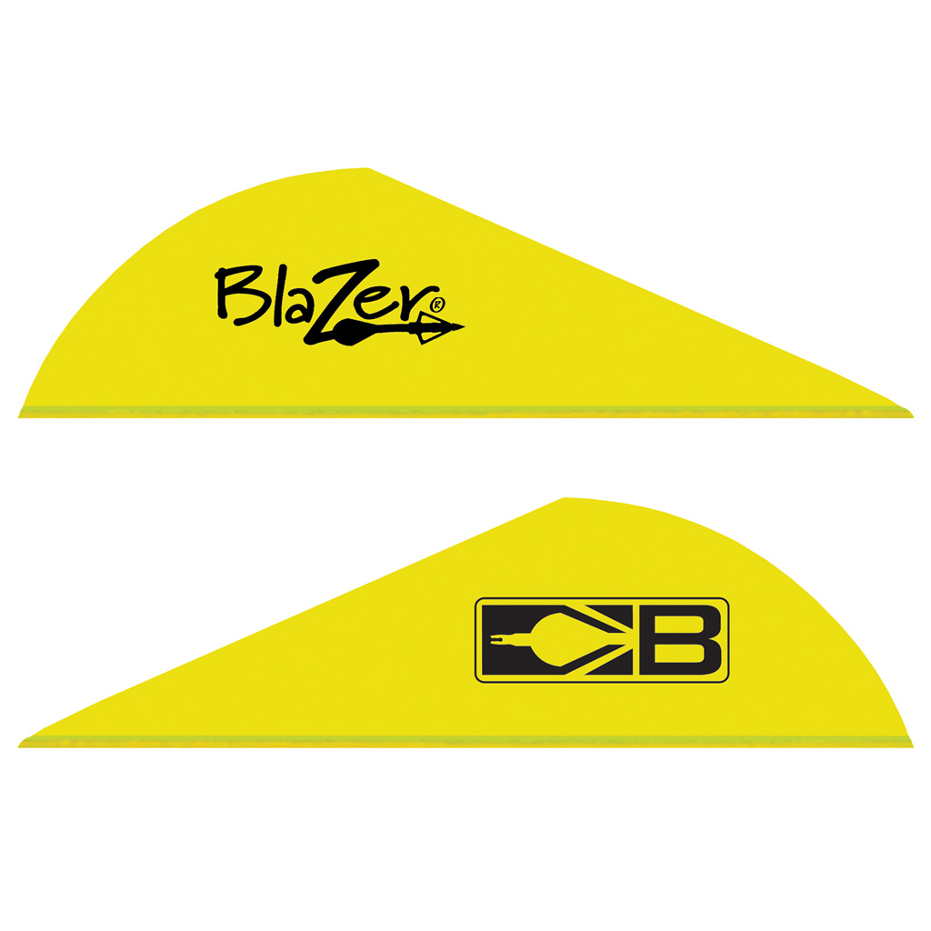 Bohning Blazer Vanes  <br>  Neon Yellow 1000 pk.