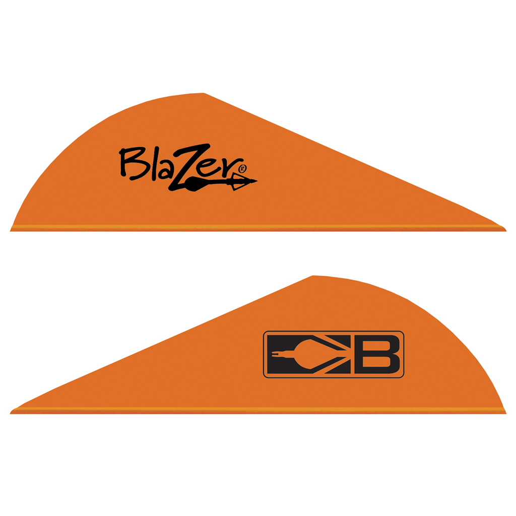 Bohning Blazer Vanes  <br>  Neon Orange 1000 pk.