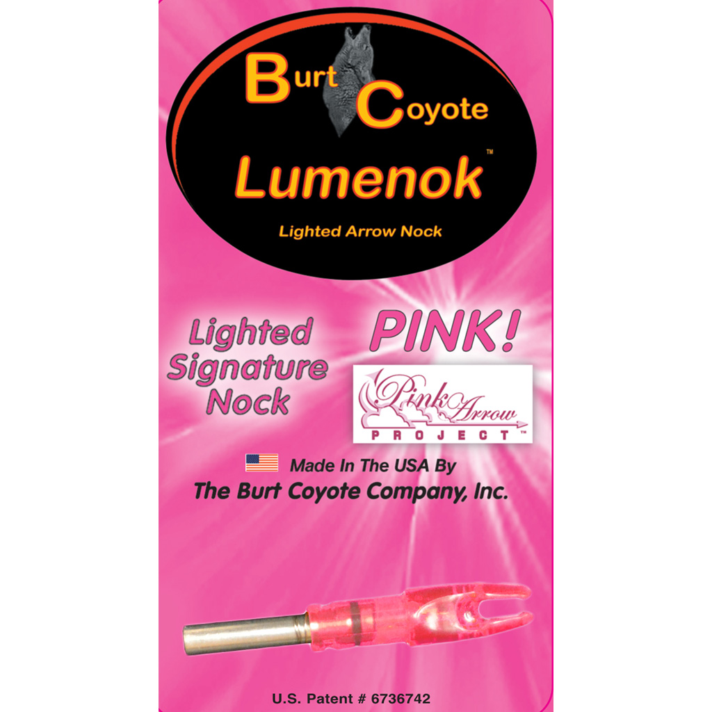 Lumenok Lighted Nock  <br>  Pink S Nock 1 pk.
