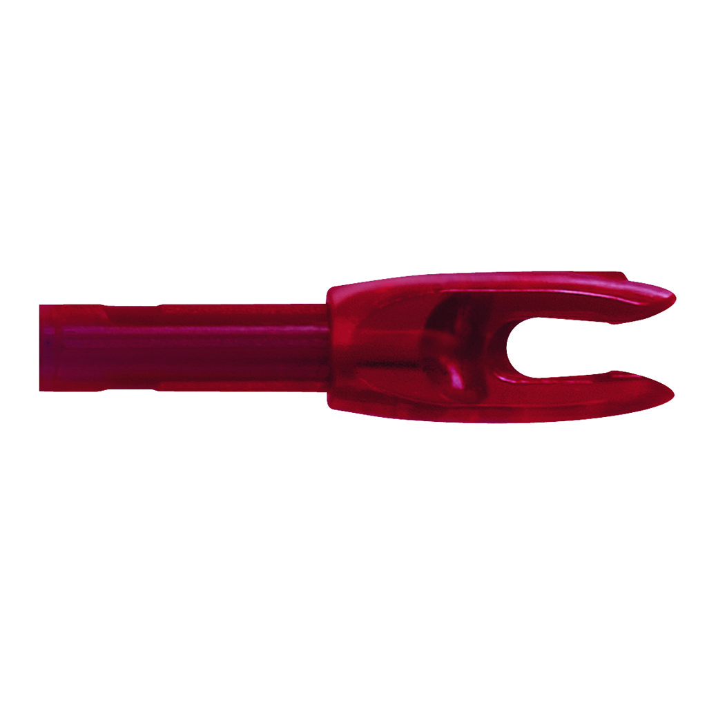 Easton G Nock Large Groove  <br>  Deep Red 12 pk.