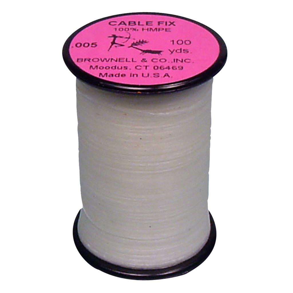 Brownell Cable Fix  <br>  White .005 100 yds.