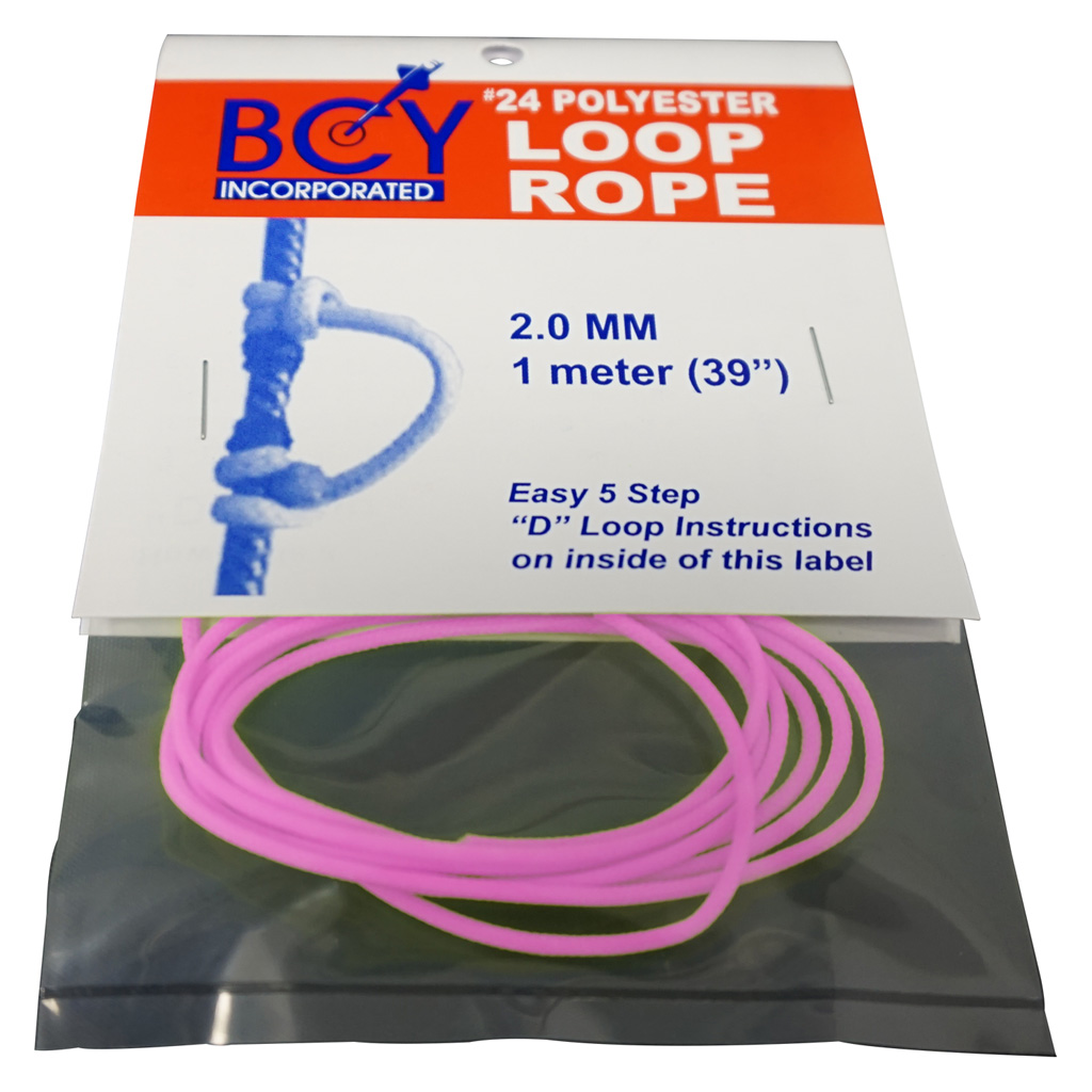 BCY 24 D-Loop Material  <br>  Pink 1m
