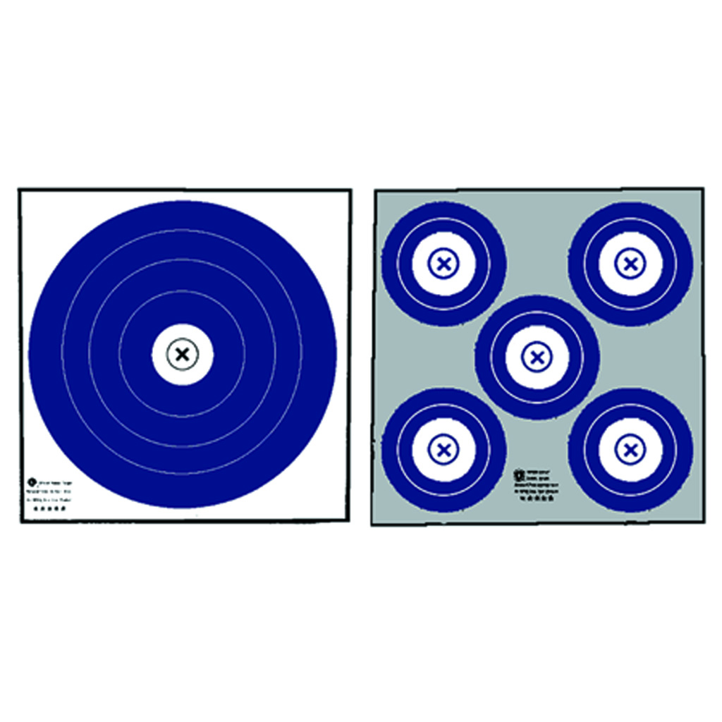 Maple Leaf Target Face  <br>  NFAA Double Sided Indoor 100 pk.