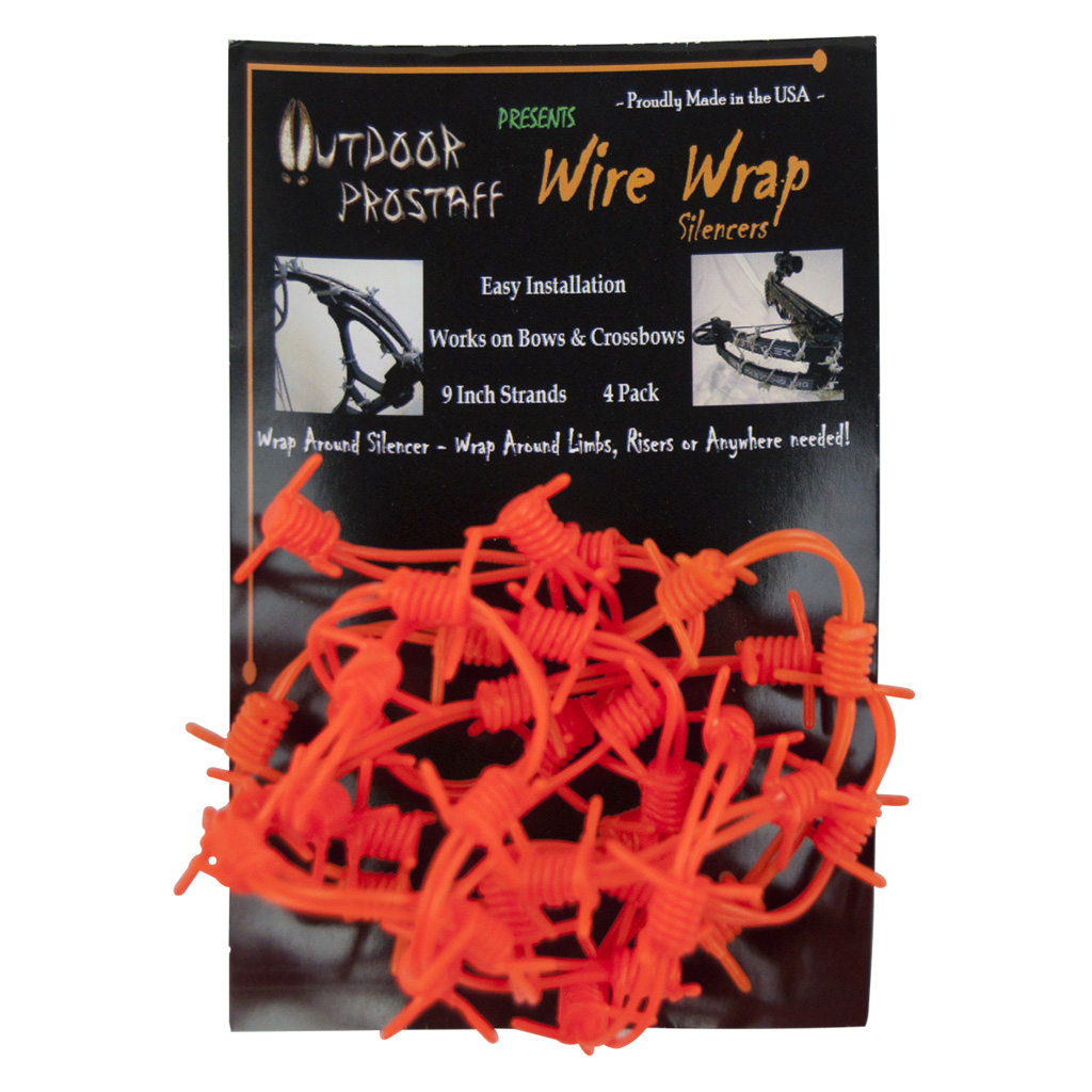 Outdoor Prostaff Wire Wrap Silencers  <br>  Orange