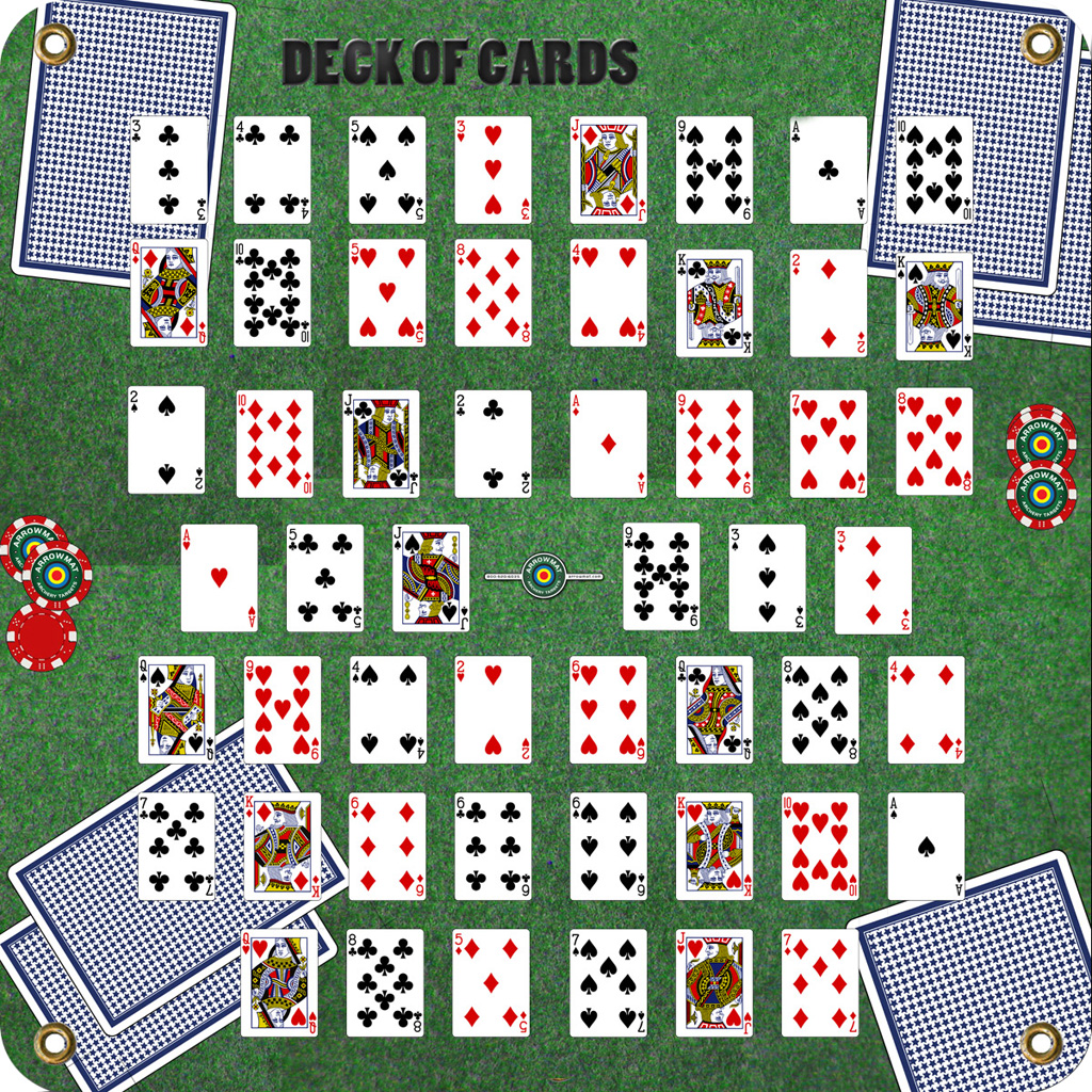Arrowmat Foam Target Face  <br>  Deck of Cards 34x34 in.