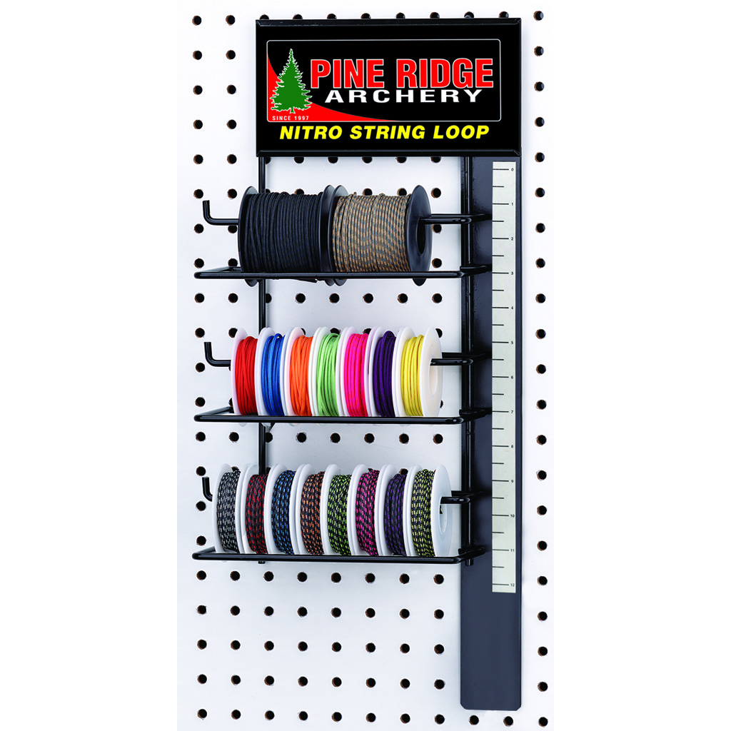 Pine Ridge String Loop Display  <br>  500 ft. Assorted Colors