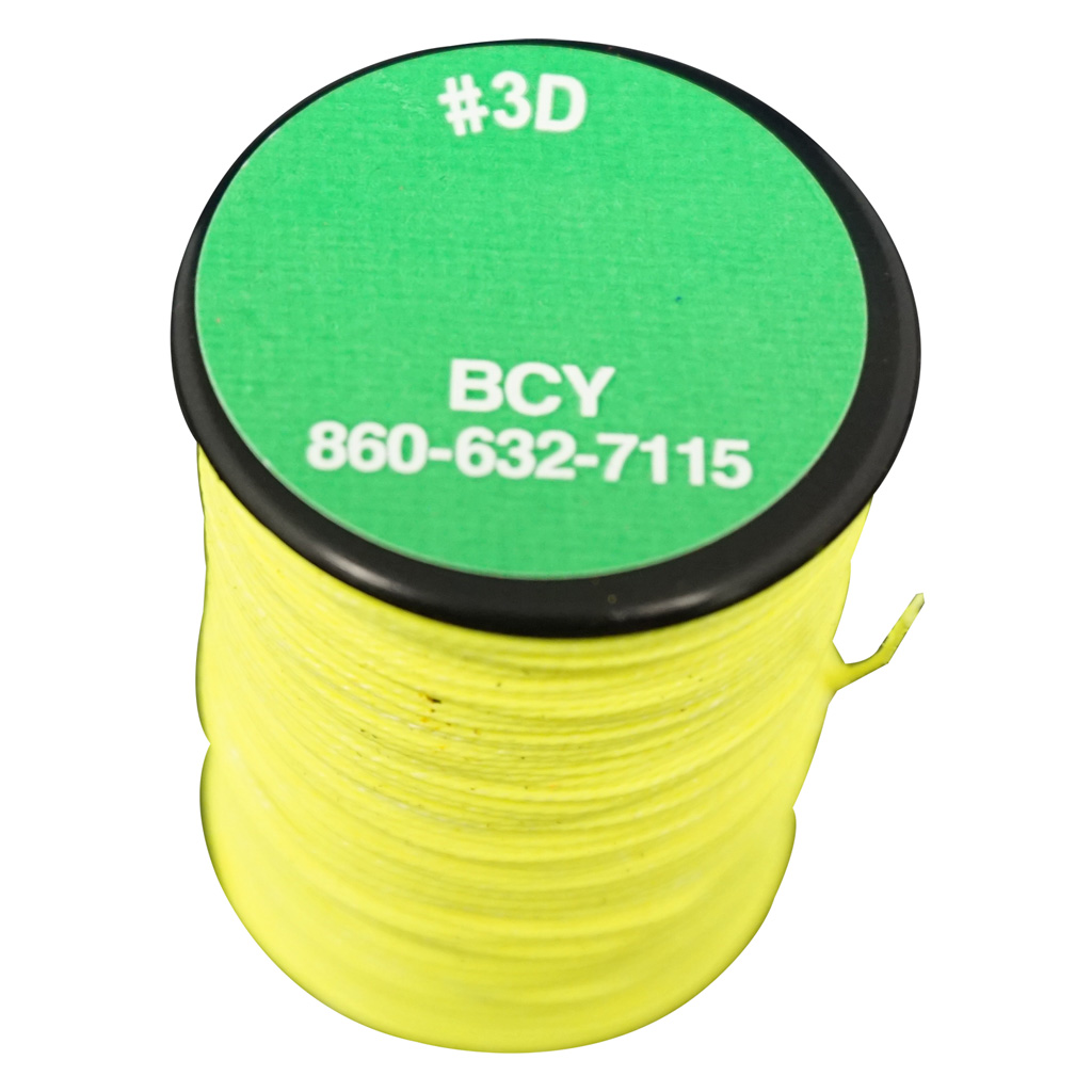 BCY 3D End Serving  <br>  Neon Yellow 120 yds.