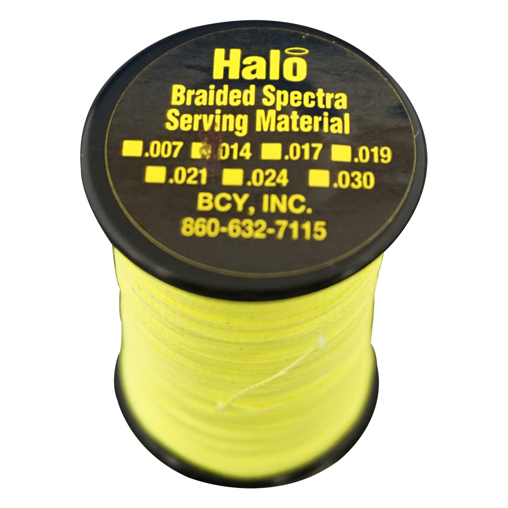 BCY Halo Serving  <br>  Neon Yellow .014 120 yds.