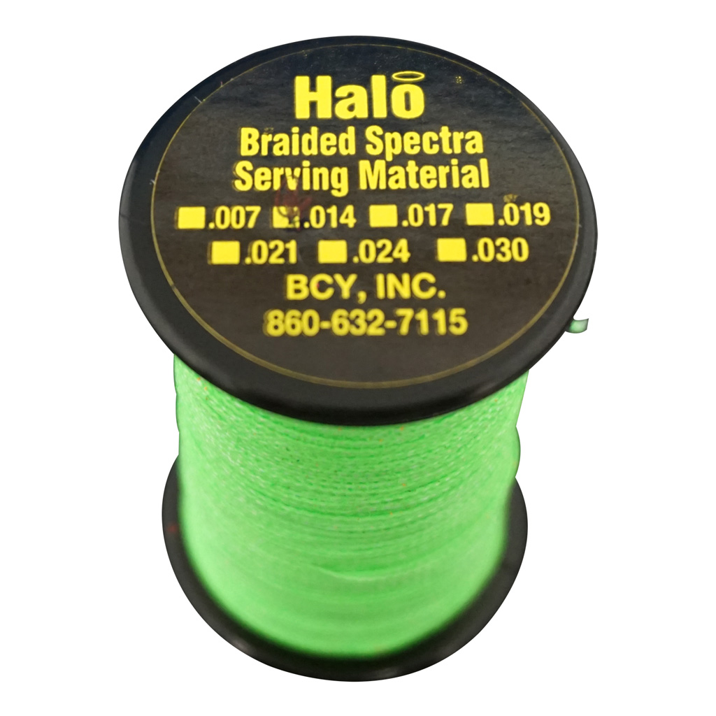 BCY Halo Serving  <br>  Neon Green .014 120 yds.